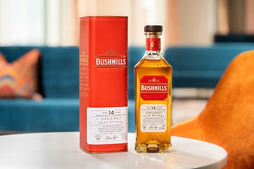 Bushmills Irish Whiskey launcht innovativen 14 Year Old Single Malt: Seltene Malaga-Fässer sorgen für intensiven, süßen