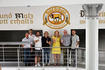 Vertreter vier süddeutscher Brauereien zu Gast bei Gold Ochsen