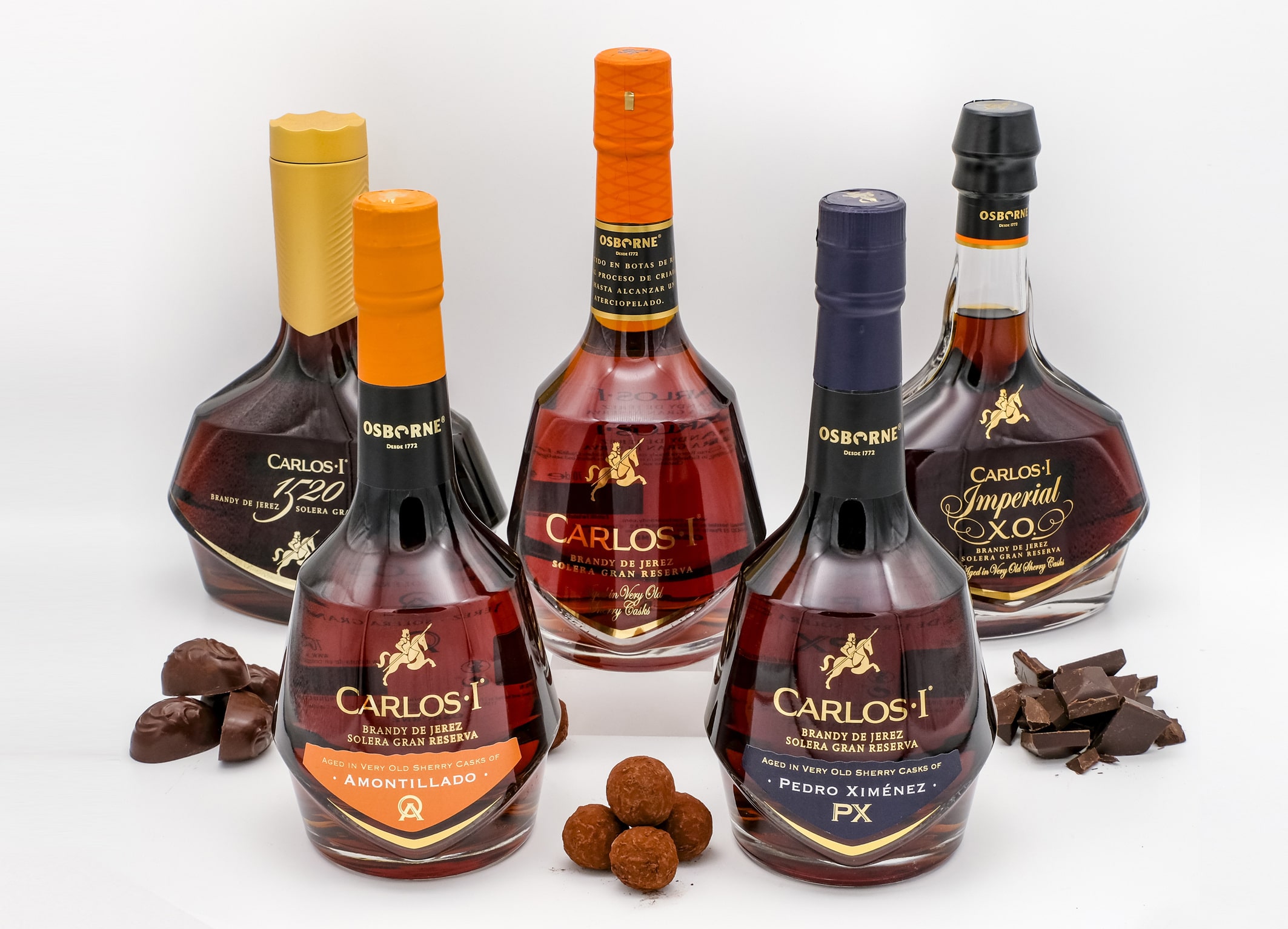 Schokolade und die Carlos I Brandys: Königlicher Tropfen und göttlicher Schmelz