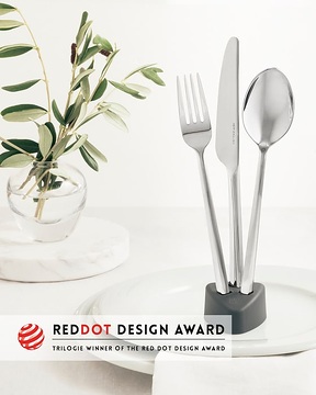 Beim internationalen Designwettbewerb Red Dot Award überzeugte TRILOGIE in der Kategorie Design