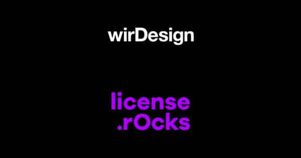 NEWS6206 GIF - Kooperation von wirDesign und license.rocks