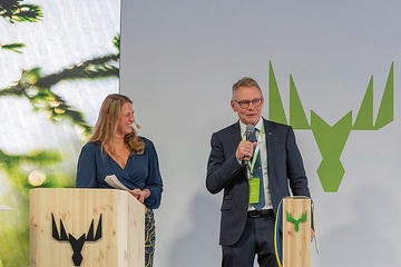 Olov Winblad von Walter and Moderator Helena Godsdotter Karlberg